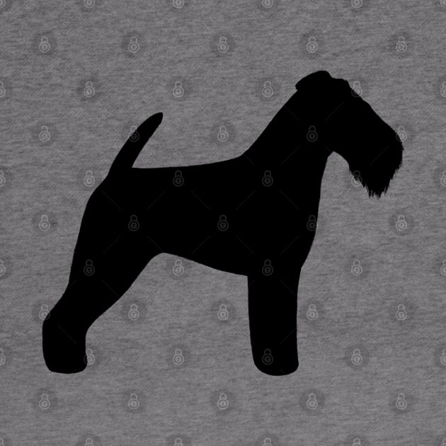 Welsh Terrier Silhouette by Coffee Squirrel